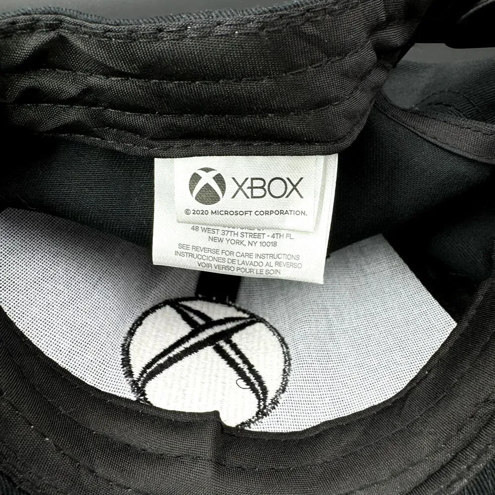 Xbox Gaming Logo Snapback Hat Adjustable Hat Cap Black Gamer Patch‎ Microsoft